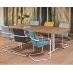 Lite Deens ovaal omgeving