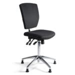 bedrijfsstoel hoog stof aluminium