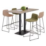 Bistrotafel hoog rechthoek