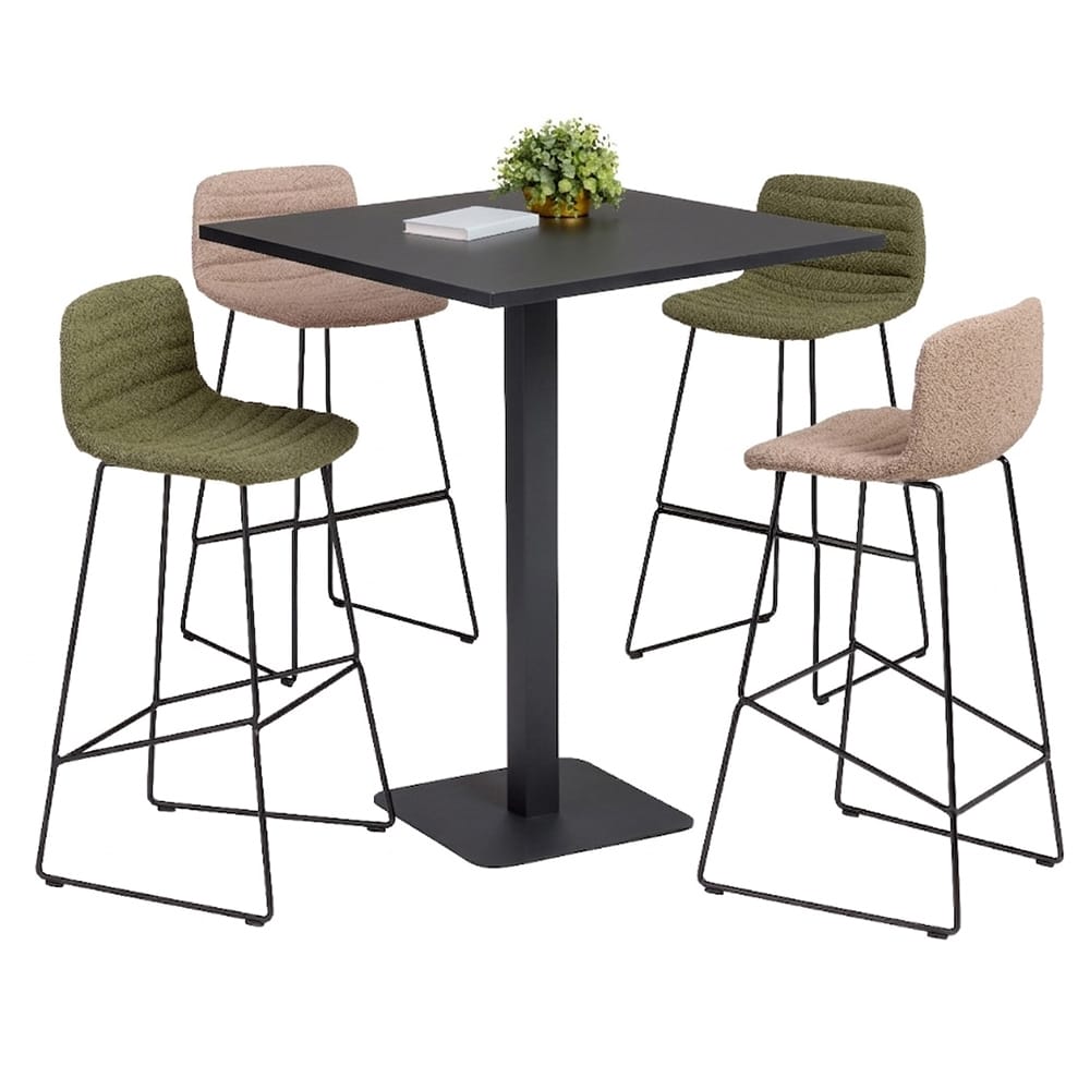 Bistrotafel hoog vierkant