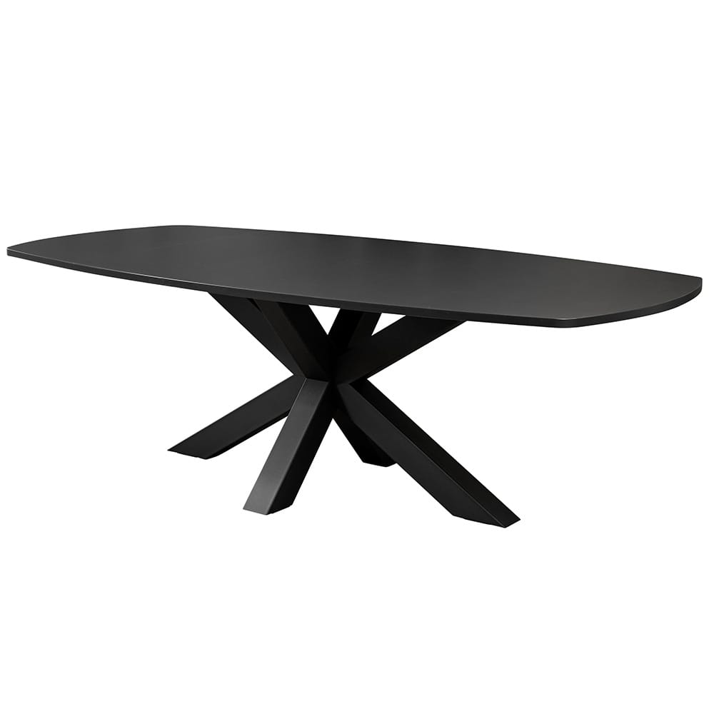 Vergadertafel deens ovaal spinpoot 2